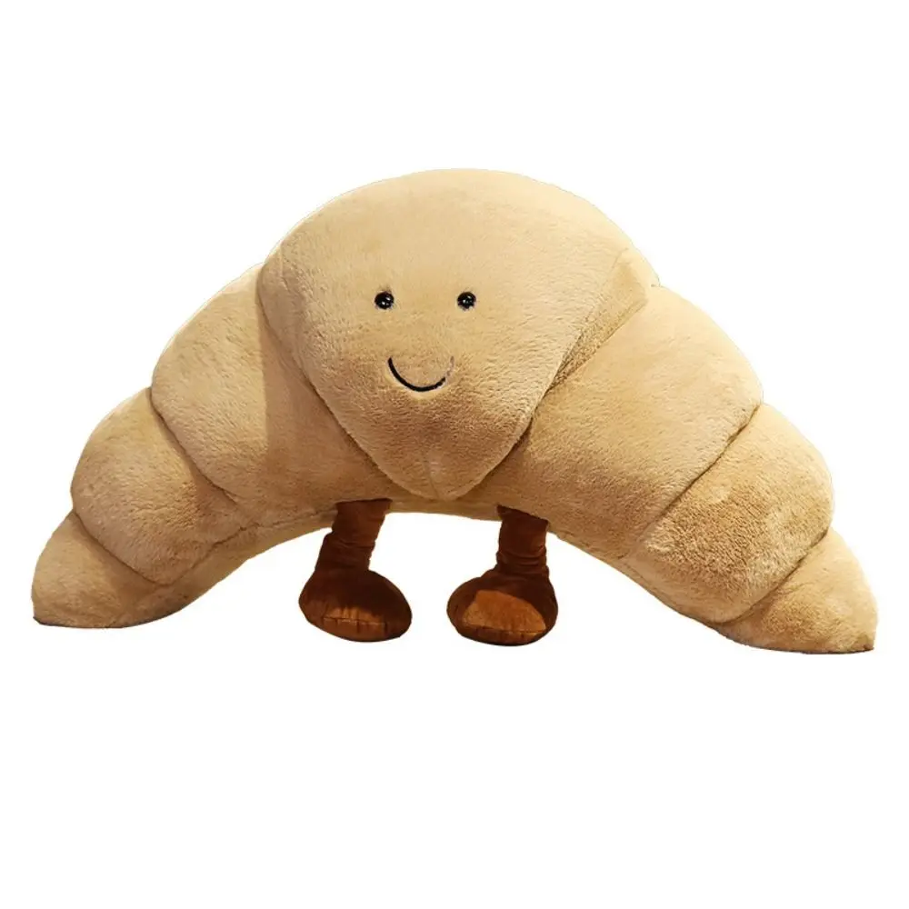 Cadeau Pop Croissant Knuffel | Lachend Brood Kussen | Schattige Pluchen Knuffelspeelgoed - Afbeelding 7