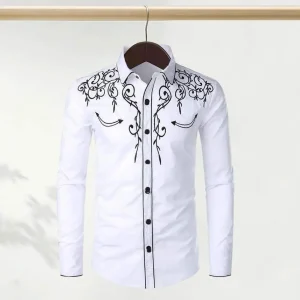 Cowboy Shirt - Casual - Katoen Mix, Zacht en Lichtgewicht - Perfect voor de Zomer