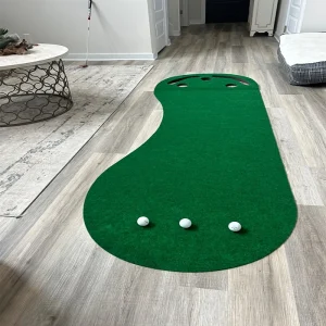 Draagbare Golf Putting Mat 91×274 cm | Indoor & Outdoor Puttingmat | Dual-Color Ontwerp met Viltstructuur
