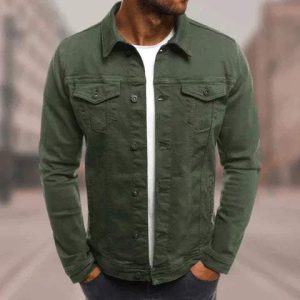 Heren - blouse - overshirt - Klassiek - Knoopsluiting, Praktische zakken - Geschikt voor Elke Gelegenheid